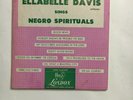 ELLABELLE DAVIS SINGS NEGRO SPIRITUALS   IMPORT 10