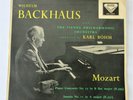DECCA SXL 2214 WBG UK ED1 * WILHELM BACKHAUS, BOHM, VIENNA PHILHARMONIC * MOZART