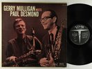 Gerry Mulligan & Paul Desmond Quartet - S/T LP - Verve - V-8246 Mono