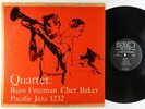 Russ Freeman & Chet Baker - Quartet LP - World Pacific - PJ-1232 Mono DG