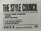The Style Council ?– Walls Come Tumbling Down  1985 UK Vinyl 12