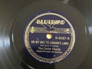 COUNTRY CARTER FAMILY Bb 8167 On My Way Canaan Land/Cowboy Jack E++