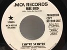 Lynyrd Skynyrd - Free Bird 45 RPM - Tested EX- Vinyl - Mono Stereo Promo - F4