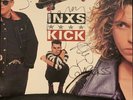 INXS  - Kick LP SIGNED AUTOGRAPH Vinyl Gatefold Sleeve VG+ 1987 