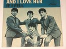 Beatles And I Love Her / If I Fell Capitol 5235 Picture Sleeve 45 Record Rare