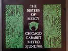 Sisters of Mercy - Chicago Cabaret Metro Ltd Ed 50 - 180g Clear Vinyl - 2LPs