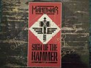 Fully signed MANOWAR Sign of the Hammer DIX 10 VIRGIN VINYL LP. Ex cond.1984