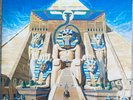 1984 Iron Maiden Powerslave- Capitol Records- (Vintage Vinyl) Record [LP]- VG+