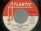 SPINNERS 45 I Just Want To Fall In Love ATLANTIC modern soul PROMO mono STEREO