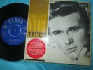 Billy Fury ?– Billy Fury Hits. Decca Records DFE 8505UK 7inch Vinyl Single EP