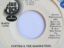 CYNTHIA & IMAGINATIONS Hey Boy / Love Is Real BLUE ROCK 45 northern soul HEAR
