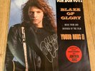 ***Jon Bon Jovi ‘Blaze If Glory’ - Signed - 7” Single P/S***