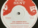 LINCOLN THOMPSON THE RASSES One Common Need GOD SENT GDIS1 Rare 12”EX