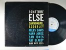 CANNONBALL ADDERLEY MILES DAVIS Somethin' Else LP BLUE NOTE 1595 EAR DG  RVG 63R