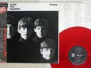BEATLES WITH THE EMI/ODEON EAS-70131 Japan OBI MONO CLEAR RED VINYL VINYL LP