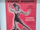 Horne, Robinson, Calloway Signed Autographed Stormy Weather Sheet