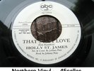 HOLLY ST JAMES + YUM YUMS 'That's Not Love + Big Thing' Northern Soul 45
