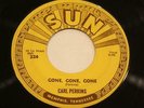 Carl Perkins GONE GONE GONE / Let The Juke Box Keep On Playing SUN 224 PUSHMARKS