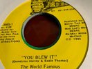 WORLD FAMOUS MAD LADS & CROSSFIRE BAND -YOU BLEW IT -EXPRESS(SOUL/R & B 45 RPM)