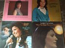 Vinyl LP Records (4), Loretta Lynn Sings, Decca High Fidelity, MCA, Patsy Cline