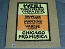 Weill ThreePenny Opera / Chicago Pro Musica - Reference Recordings RR-29 Rare LP