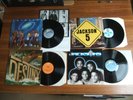 THE JACKSONS 4 x LPs DESTINY, TRIUMPH, VICTORY, 20 GOLDEN GREATS  ORIG INNERS EX