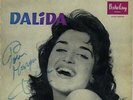 DALIDA GONDOLIER (WITH ALL MY HEART) FRENCH ORIG EP RAYMOND LEFEVRE DEDICACE