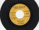 Ruth McFadden 45 Two In Love/You For Me OLD TOWN original DOO WOP  7