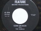 The Cobras Private Label Newton MA Garage 45rpm 1967