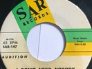 Johnnie Morisette, I Don't Need Nobody But You / Black Night, 7