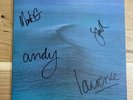 RIDE Nowhere ORIGINAL 1990 Creation VINYL LP 100% GENUINE SIGNED Cover SHOEGAZE