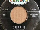 Beach Boys 45 - Surfin / Luau - Candix 331 - 1961 - Brian Wilson Mike Love