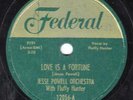 78-BLUES-FLUFFY HUNTER-THE WALKIN' BLUES/LOVE IS A FORTUNE-