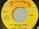 Lloyd Robinson - Joy and Happiness 45 Dawn 1975 Roots Reggae VG+ mp3