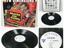 NEW DIMENSIONS Deuces & Eights SUTTON rare surf hot rod NM- cover NICE wax  LP