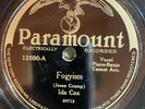 Paramount 12680 Ida Cox w  King Oliver   FOGYISM 78 rpm Blues 1928 EE-/E- sleeve