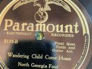 Paramount 3135 North Georgia Four w Guitar & Fiddle acc 78 rpm Country EE- 1928