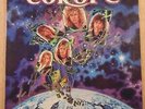 EUROPE SIGNED THE FINAL COUNTDOWN GOLD STAMP 1986 LP EMBOSSED JOEY TEMPEST + 4
