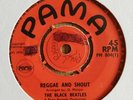 * THE BLACK BEATLES - REGGAE AND SHOUT / LENOX BROWN - Orig 1970 RARE PAMA 45 *