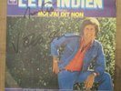 autographe dédicace signed JOE DASSIN 45T l été indien