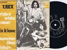 T.REX Ride a White Swan danish 45PS 1970 Marc Bolan Stateside 7”