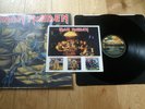 IRON MAIDEN - PIECE OF MIND UK LP VINYL - MERCH SHEET