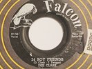 DEE CLARK 24 Boy Friends / Seven Nights Falcon R&B Rocker VG+ 45