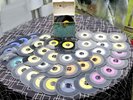 Vintage Lot/44 Children's 45rpm Records Peter Pan/Simon Says w/Carry Case/Box