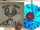 BOB DYLAN NEIL YOUNG Snack  LP BLUE SPLATTER VINYL TMOQ TAKRL Shrink Insert GWW