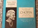 JEANNE-MARIE DARRE Chopin:Preludes, Fantasy, Berceuse Reel to Reel Tape Vanguard