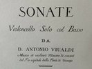 Arcophon Stereo AC 687 Vivaldi/Tortelier 'Cello Sonatas' NM Italy Rare 1st Ed.