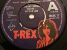 Marc Bolan T.Rex 7”  Demo Dandy In The Underworld Promo 45rpm P/S  Near Mint