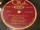 BLUES 78 Victoria Spivey BLACK SNAKE BLUES/NO MORE JELLY BEAN Okeh 8338 (V)