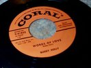 45 Words Of Love BUDDY HOLLY NMint CORAL ORIG Mailman Bring Me No More Blues JAM